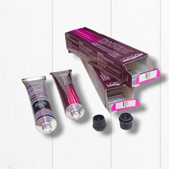 L'Oreal Professionnel DIARichesse 2 Tubes Ammonia-Free 5RVC Intense  Mahogany - Picture 11 of 16